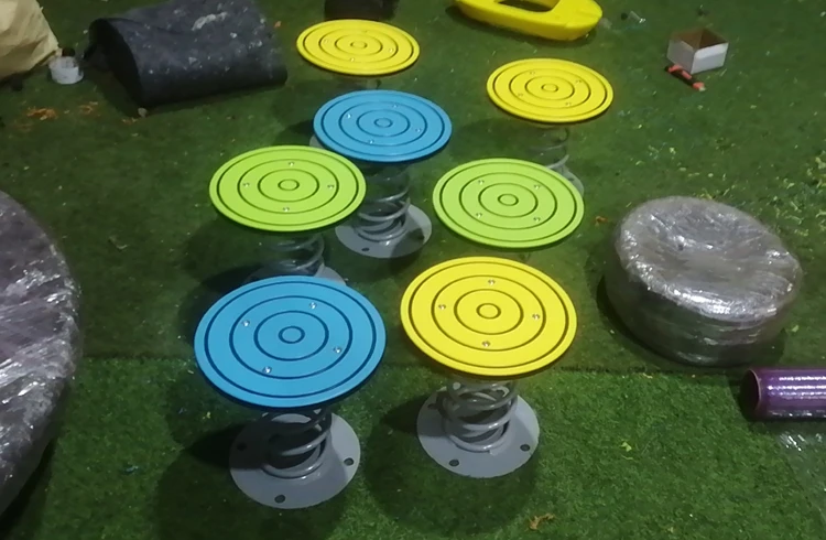 Children's Playground Equipment Set Outdoor Garden Games Children's Balance Training Equipment Customizable Plum Blossom Pile