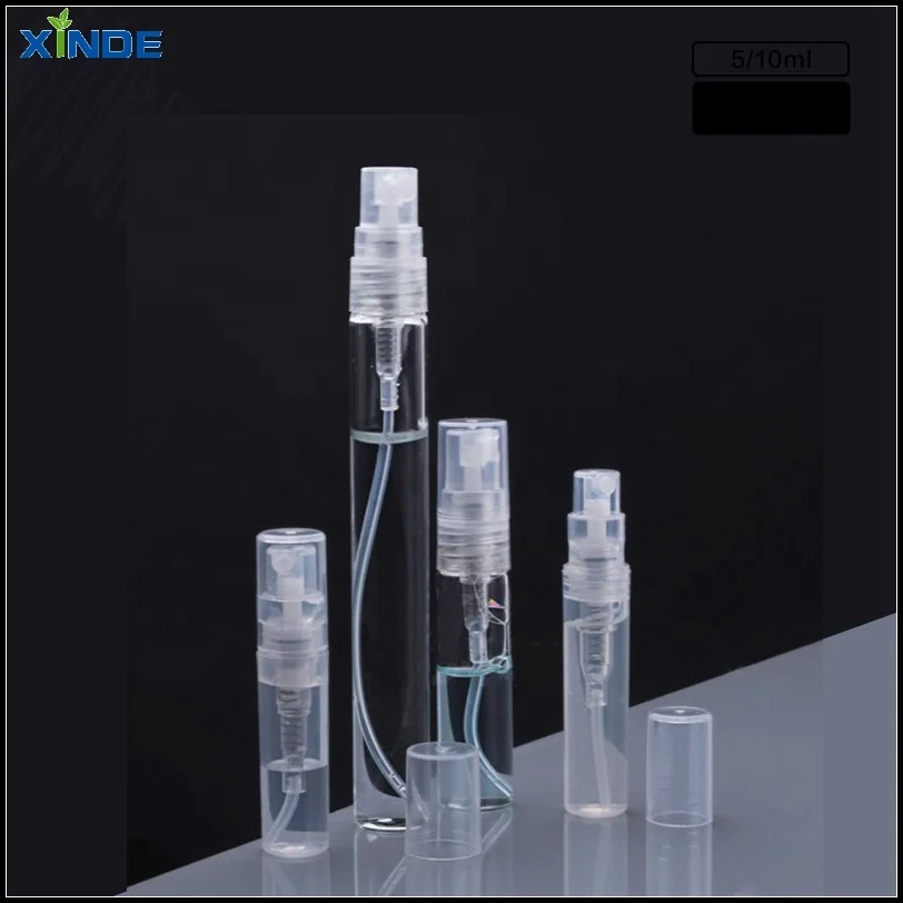 Cosmetic glass 20ml perfume bottle clear amber empty bottle sprayer bottles