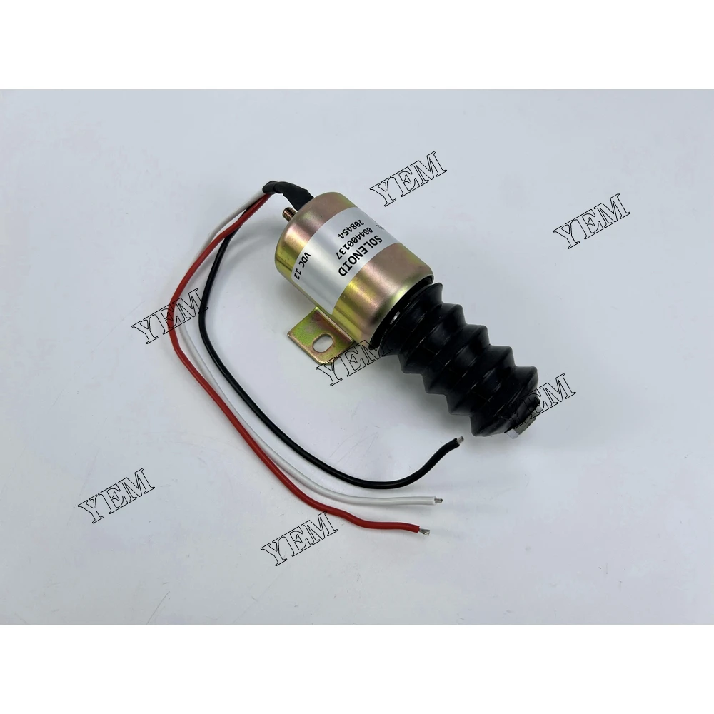 Fuel Shut Off Stop Solenoid 004400137 208454 for Bobcat Machinery Diesel Engine