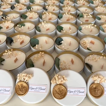 Wanhua Factory OEM/ODM  scented Soy Wax candles custom logo and packaging for adults