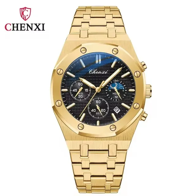 CHENXI 948 Luxury Watch Waterproof Chronograph Multi Function Men
