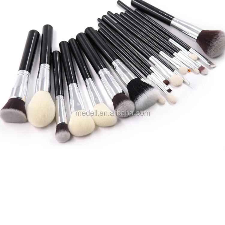 2025 Pincel 20 piezas cepillo de maquillaje de pelo sintético