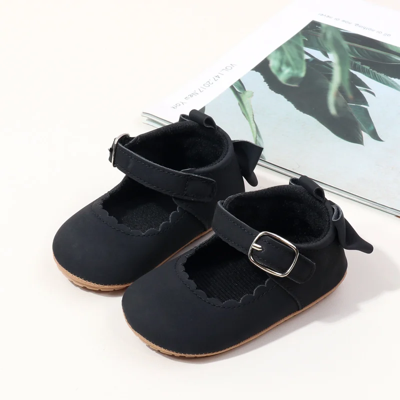 Factory Directly Beautiful Fancy Baby Girls Shoes Soft Sole Newborn Infant Shoes for Girls Cute Bowknot for Toddler Girls details