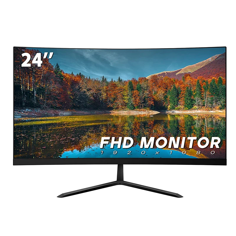Viotek 24 Inch 1440p Curved Monitor 24 Inch QHD Monitors High