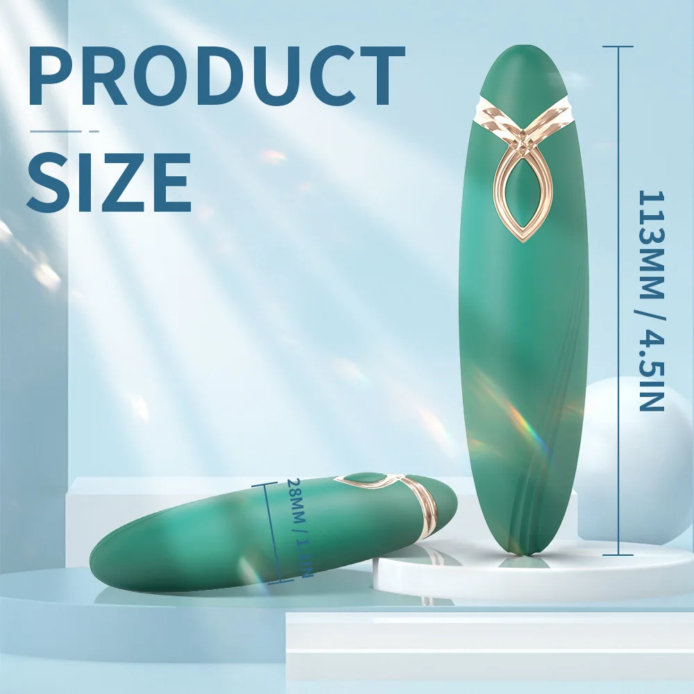 Mini Bullet Vibrator with 10 Speed Frequencies & Strong Shock Features for Female Flirting for Masturbation