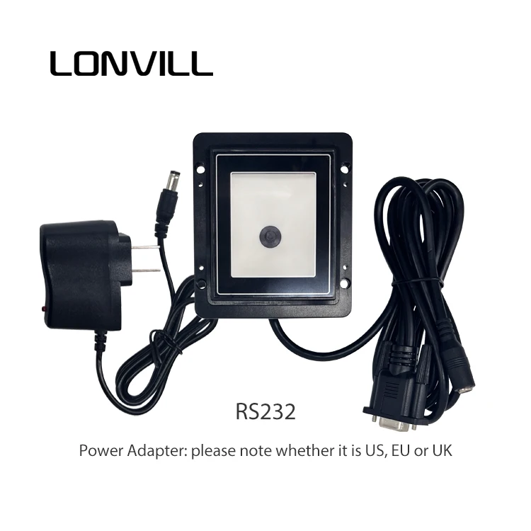 OEM Waterproof Fixed QR Code Scanner RS232 USB Wiegand RS485 Fixed Barcode Scanner for Turnstile Access Control Gate