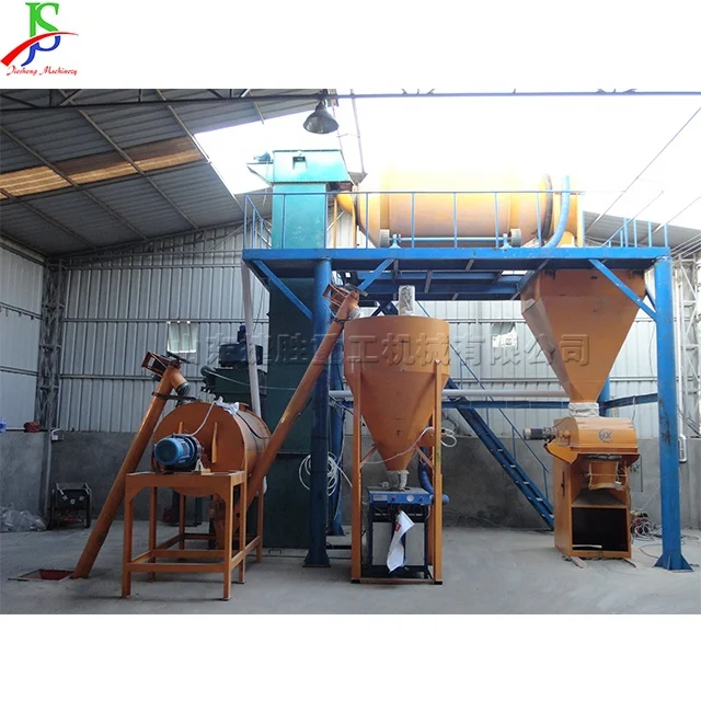 Perlite Mortar Vitrified Microsphere Inorganic Insulation Cylinder Low Speed Mixer