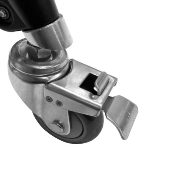 E-IMAGE CS25-W 360 Rotatable Locking Caster Wheel for C-stand Suit for 25mm Leg Tube detail image
