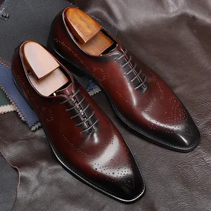 Good Quality Handmade Modern Man Shoes Formal Party Men Wedding Shoes Chaussures Hommes Genuine Leather Men's Dress Shoes