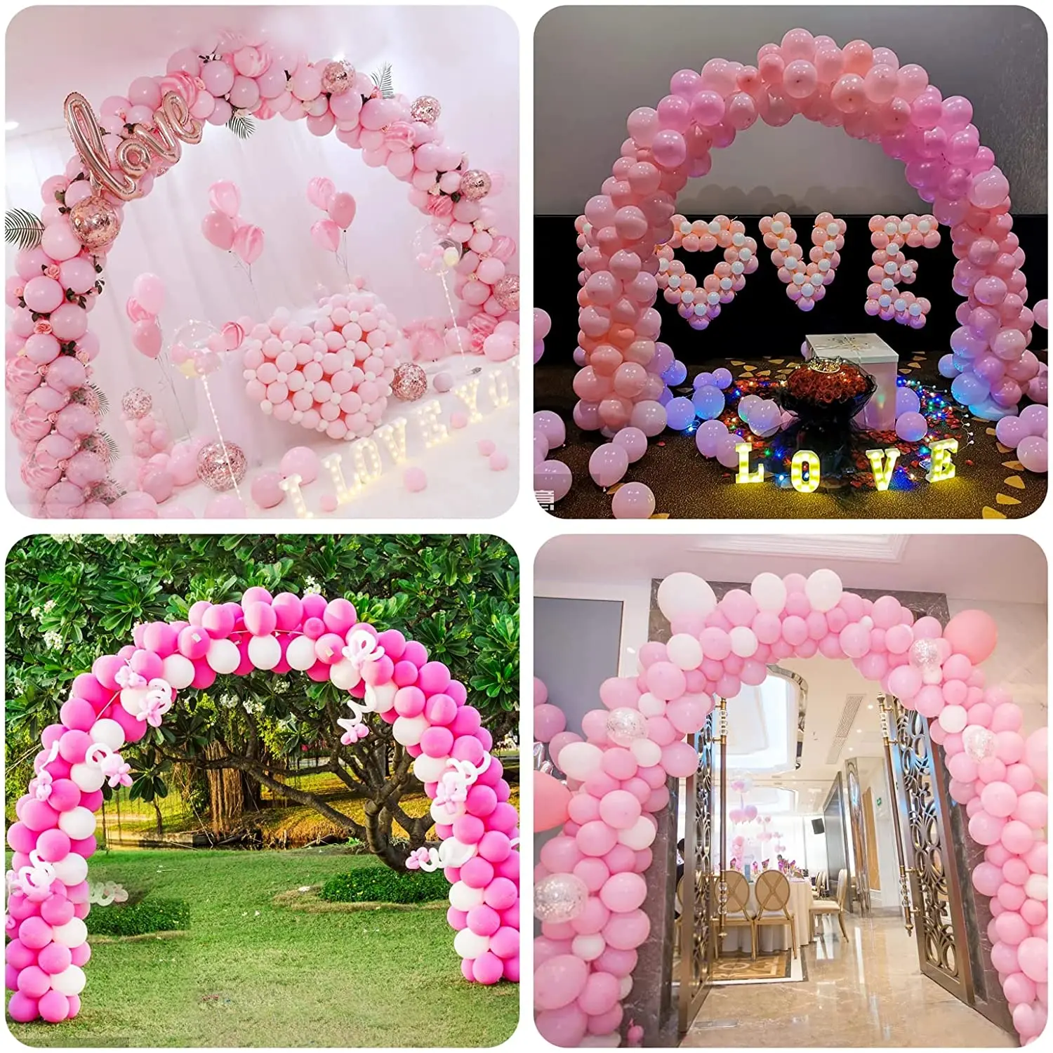 Go through applause Sightseeing Wholesale Amazon Sales Wedding Party Decoration 9ft Tall 10ft Wide Large  Balloon Arch Kit With 2 Heavy Water Bases - Buy Balloon Arch Frame,Balloon  Ring Arch,Balloon Arch Stand For Decoration Product on