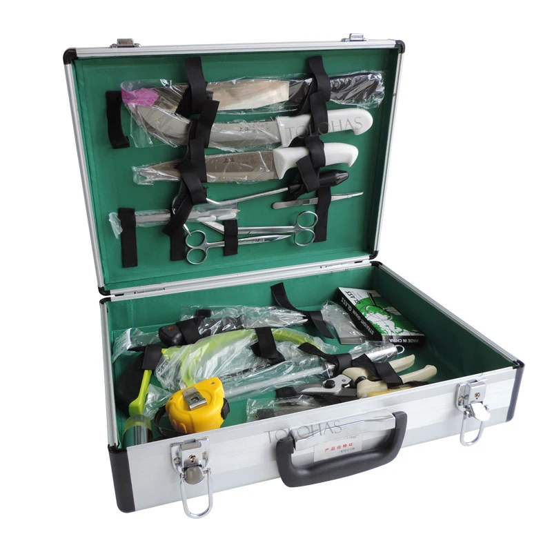 Instrument Box Veterinary LHW216 Portable Large Animal Dissection Instrument Box Veterinary Pigs ...