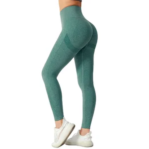 High Waist Peach Hip Lifting Yoga Pants Scrunch Butt Leggings Elastic Tight Quick Drying Sports Wear Training Fitness