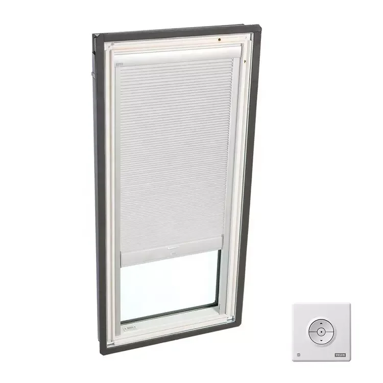 Electric Remote Control Skylight Blinds Automatic Skylight Shades Rechargeable Blackout Blinds Motorized Transparent Roof Blinds