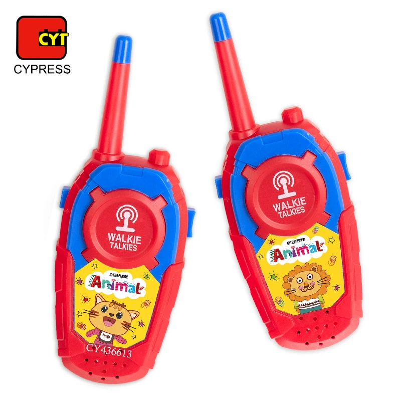 Лидер продаж 2022 игрушки для игр на открытом воздухе рация с мультяшными животными 2 упаковки