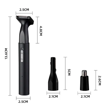 Newly electric nose hair trimmer rechargeable beard hair trimmer men's ear and nose hair trimmer