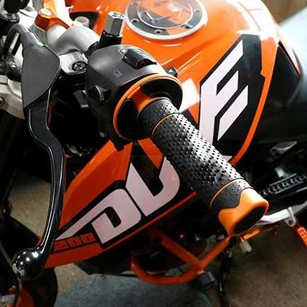 Мотоциклетные запчасти REALZION, оптовая продажа, оранжевые гелевые ручки 7/8 дюйма 22 мм для KTM DUKE 125 200 390