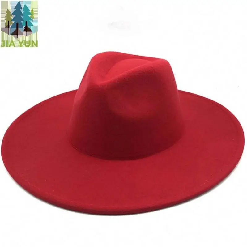Fashion Flat Top Wide Brim Hat 