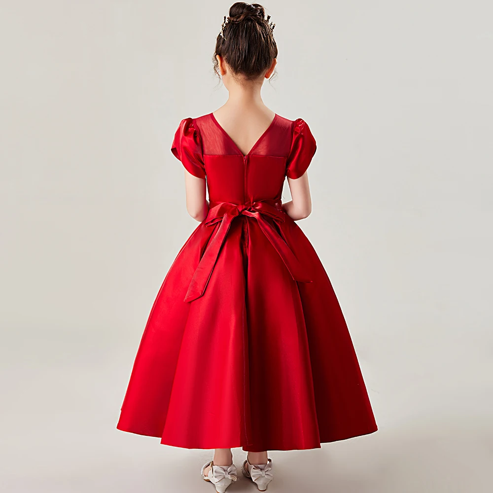 Girl Princess Dresses for 6 8 10 12 14 Years Kids Birthday Party Costume  Luxury Long Ball Gown Evening Dress