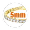 5MM-Yellow Gold