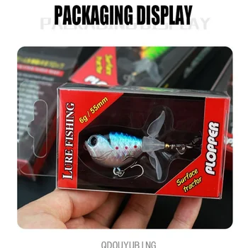 Luya Bait Double Propeller Floating Water Tractor Surface Micro-object Bass Bow False Bait Cross-border Shaking Fast Small – Lure – view 5