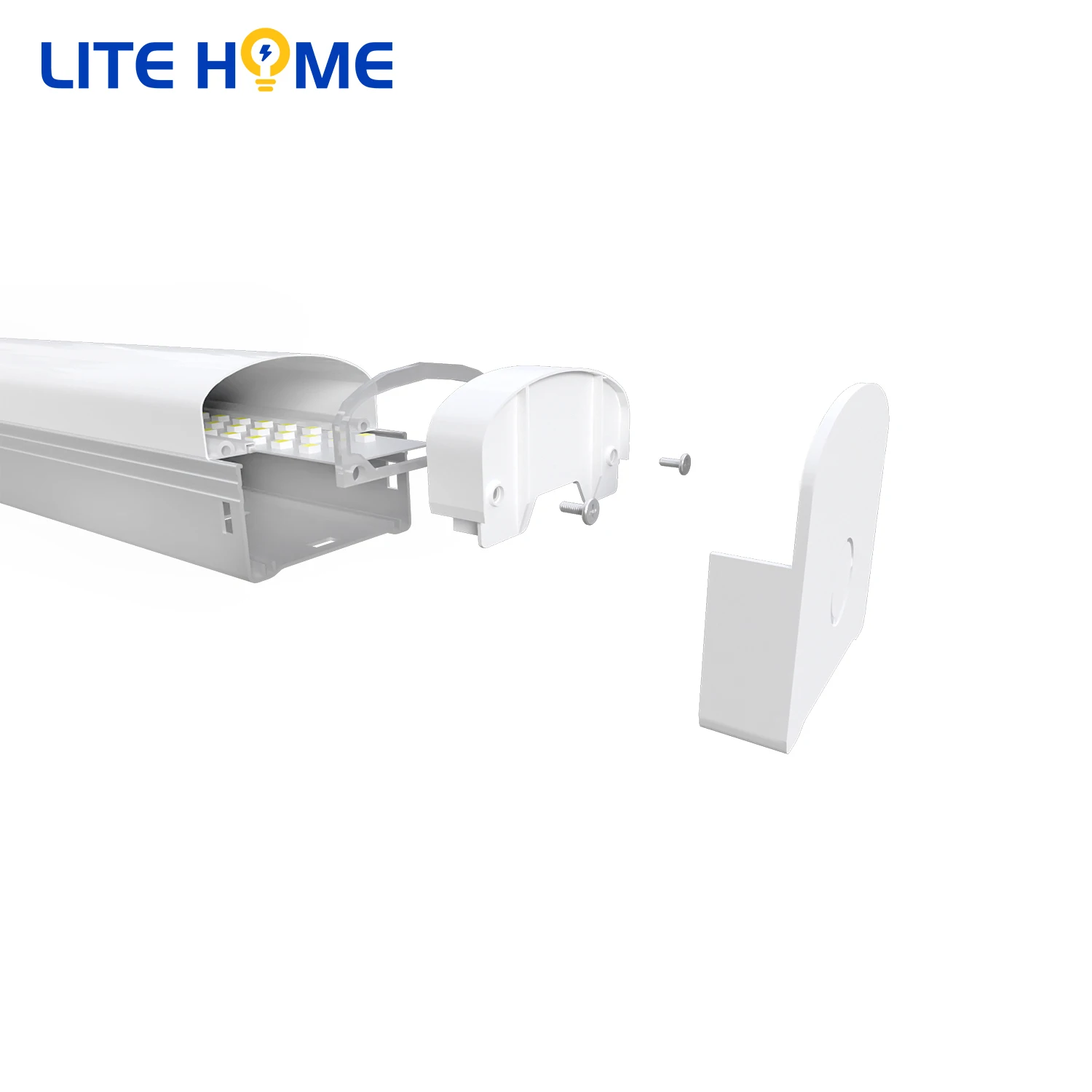 5ft 60w Dimmming Interior LED Linear Batten Light Fixture Modern Home Office Work Led Light Aluminum Commercial 80Ra