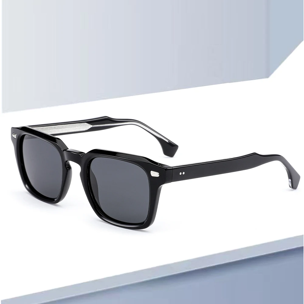 2025 Retro Square Chunky Sun Glasses High Quality Handmade  display picture 3
