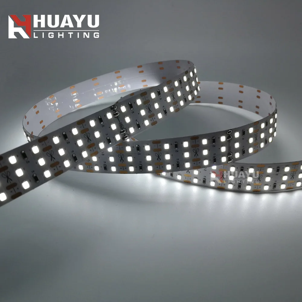 Triple Rows Super Bright 24v Led Strip 2835 264leds Three Line Flexible Led Strip Light