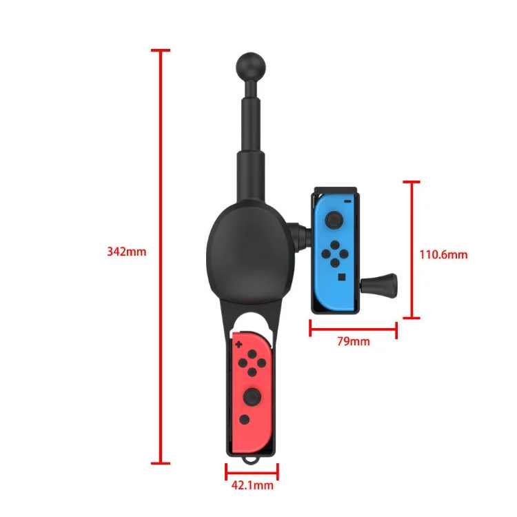 Gaming Accessories For Nintendo Switch ABS Fishing Rod Gaming Sets 360 ° Rotating For Switch supplier