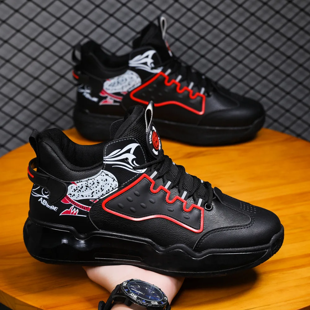 Men's sports shoes youth new trend casual shoes student sports basketball men's shoes