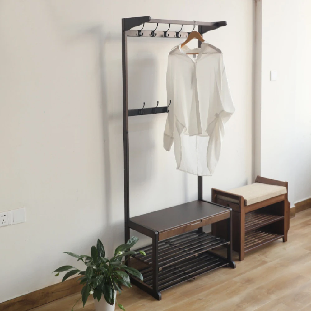 wood bolsa rack