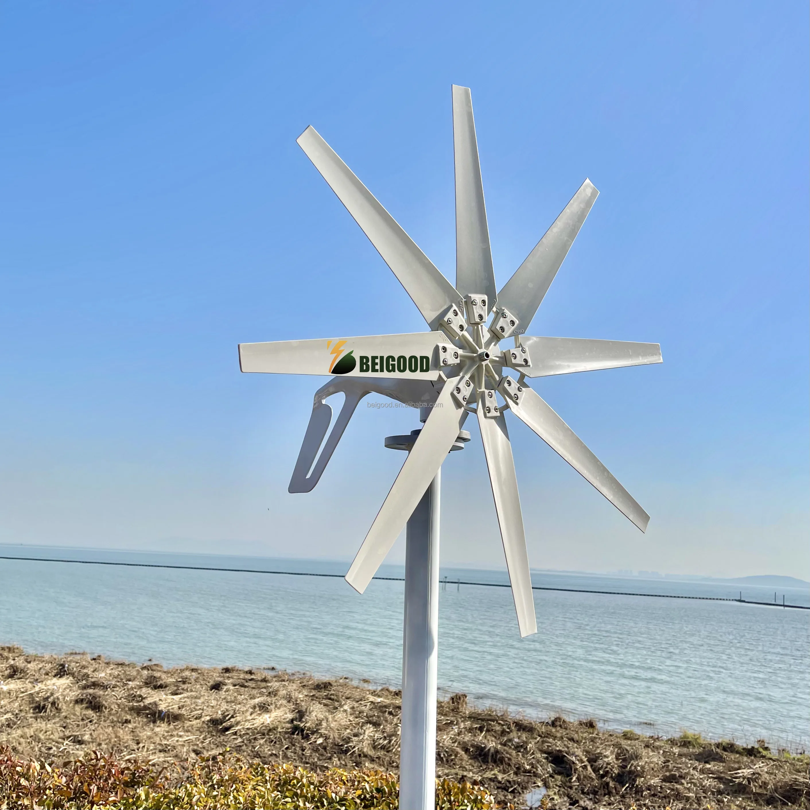 Wind Turbine 1000w Horizontal Axis Wind Generator 12v 24v 48v Pmg Alternators Wind Turbines 3045