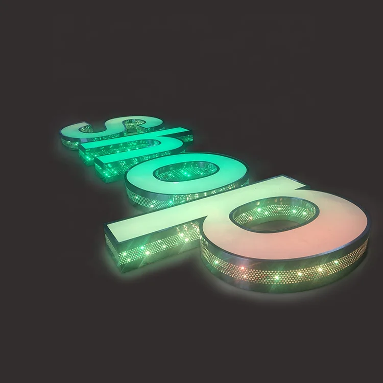 
Светодиодные 3d буквы для улицы, светящийся магазин, вывески, светодиодные буквы 
