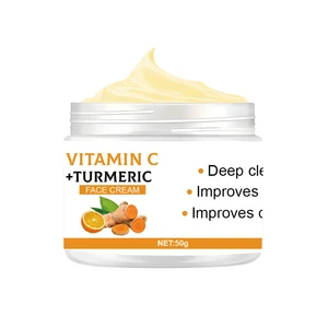 For Turmeric Herbal Face Moisturizer Cream 50g Whitening & Anti-Acne with Nourishing Benefits