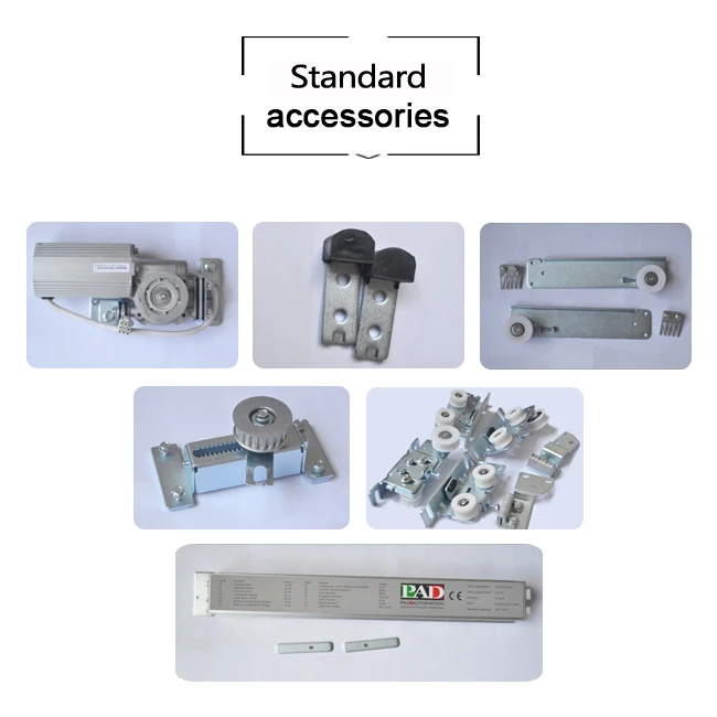 PAD Automatic Sliding Door Operator Overlapping Sliding Door System Telescopic Door Operators