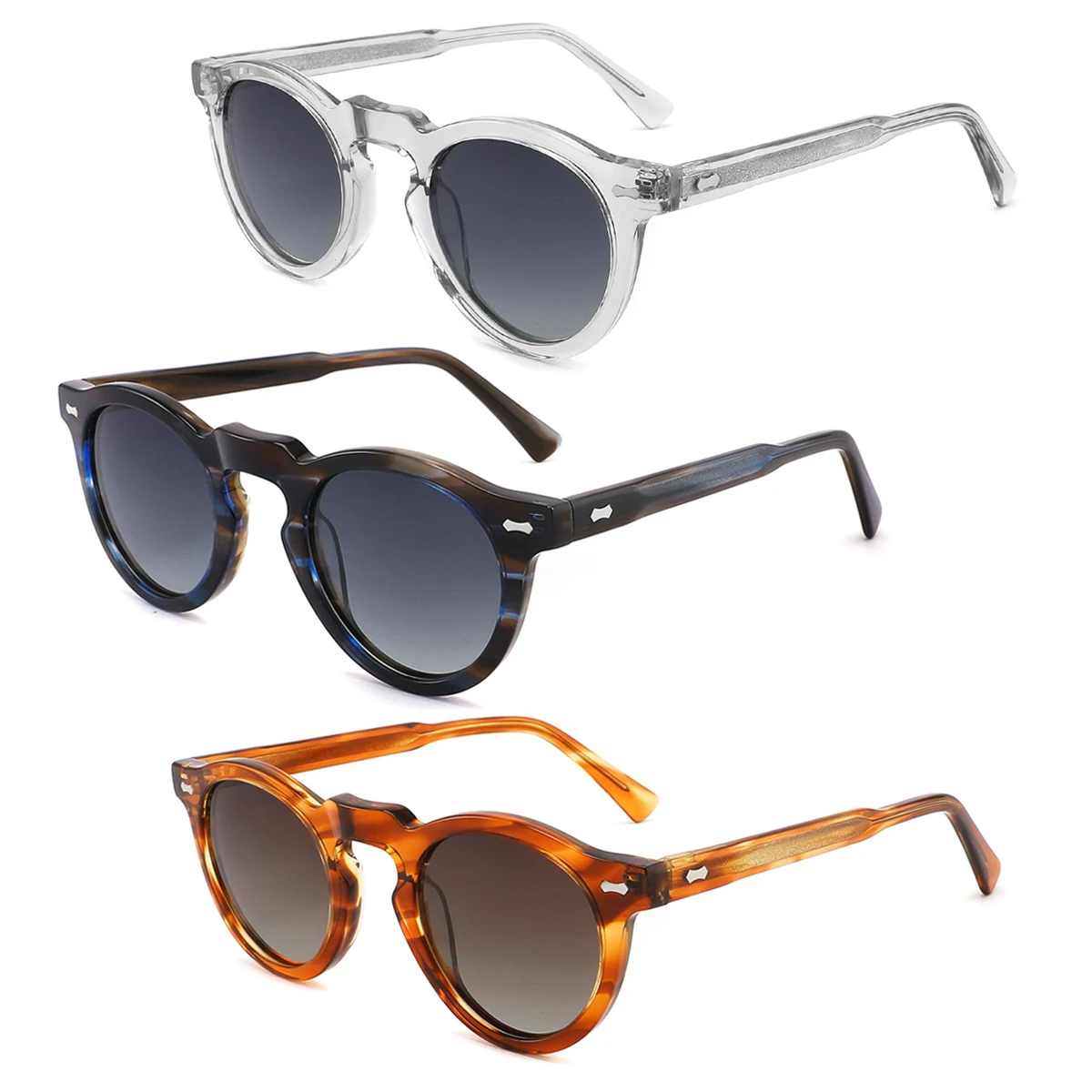 2023 Acetate Sunglass Manufacturer Supplier Custom Polarized Retro