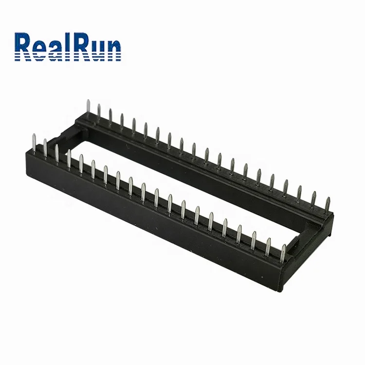 2.54mm 32 Pin IC Connector Socket DIP Chip Test Holder with 8/14/16/18/20/24/28/32/40 Pin DIP 2.54mm Spacing for ICs