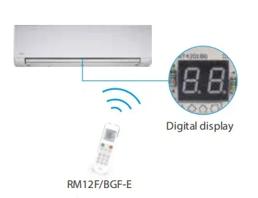 Midea R410A Refrigerant Mini Split AC 50Hz 60Hz Inverter Air Conditioner