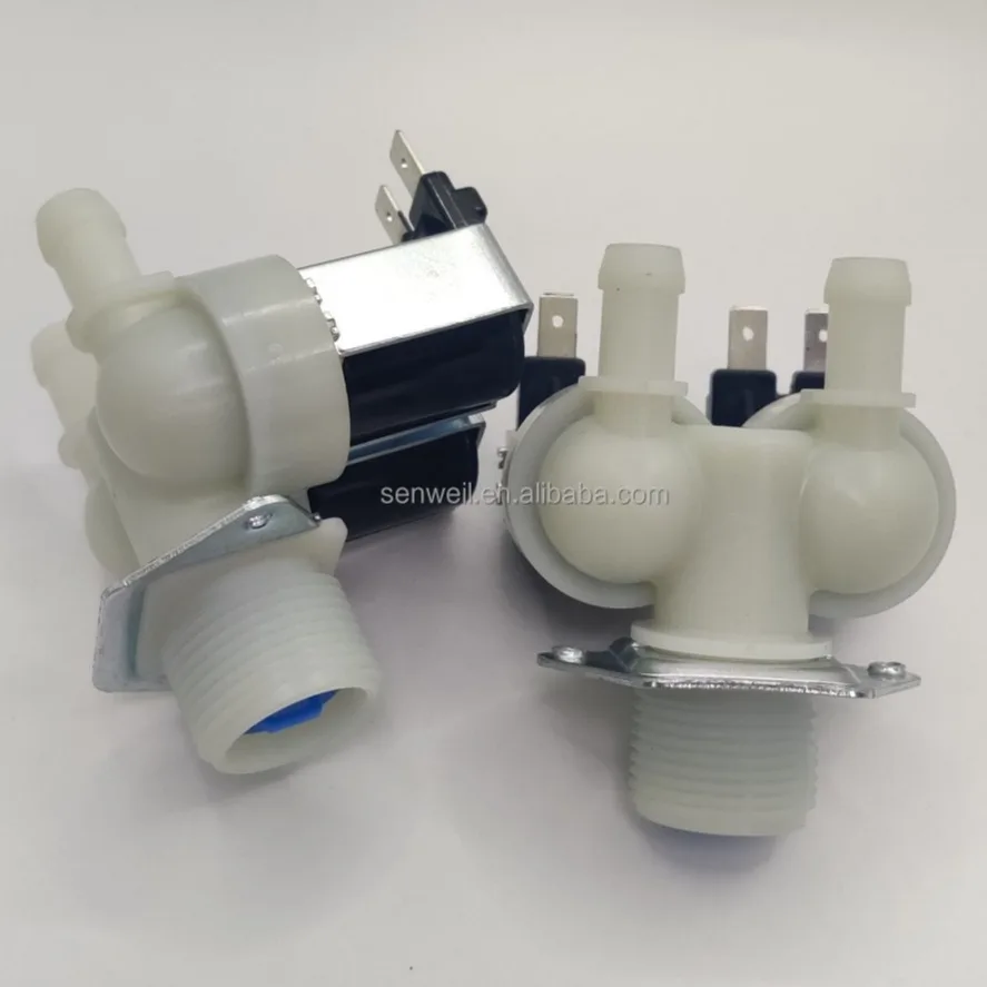 220240v 2way Water Valve Universal Commercial Washing Machine Inlet