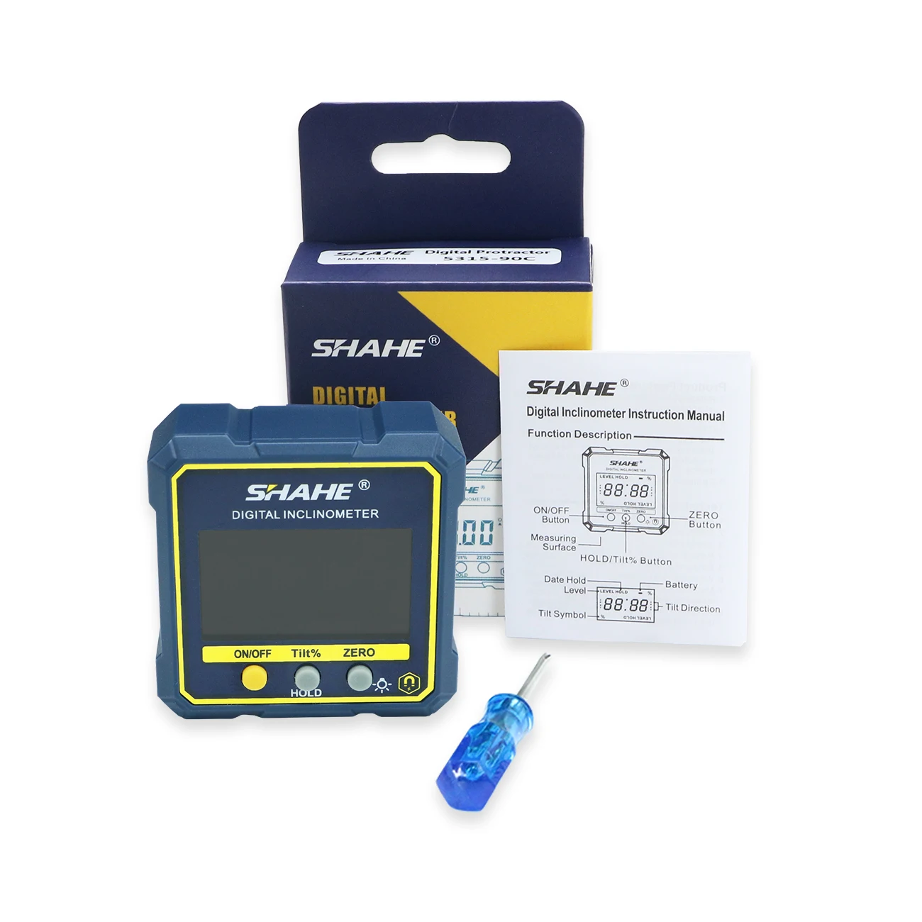 Portable Mini Digital Protractor - Accurate and Convenient