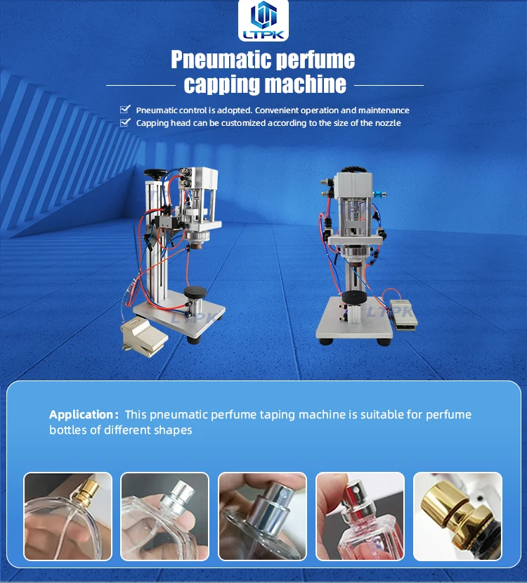 Factory Perfume Collaring Crimping Capping Machine Semi Automatic ...