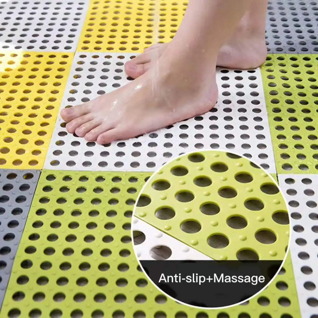 Non-Slip Shower Mat Can Arbitrary Cutting Bathroom Rugs Used for