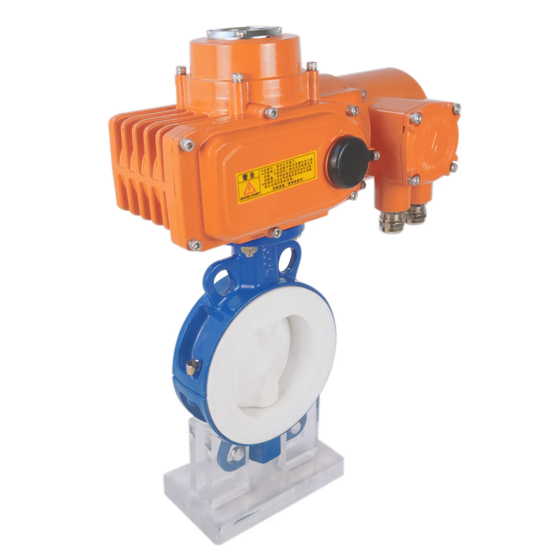 Serviceable butterfly Valve with Electric Actuator Rotary Actuator