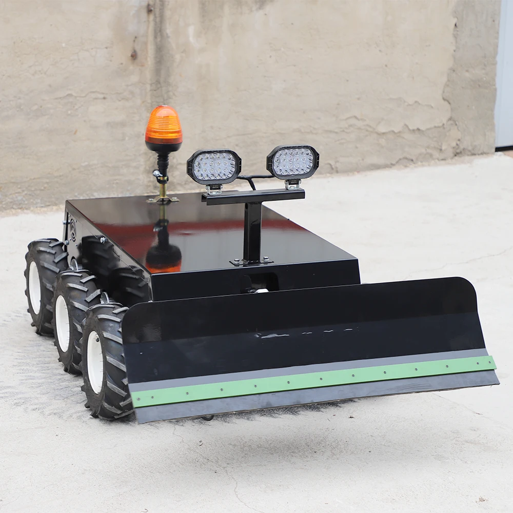 Electric Rc Snow Plow Tractor With Snow Plow Attachment Buy Tracked