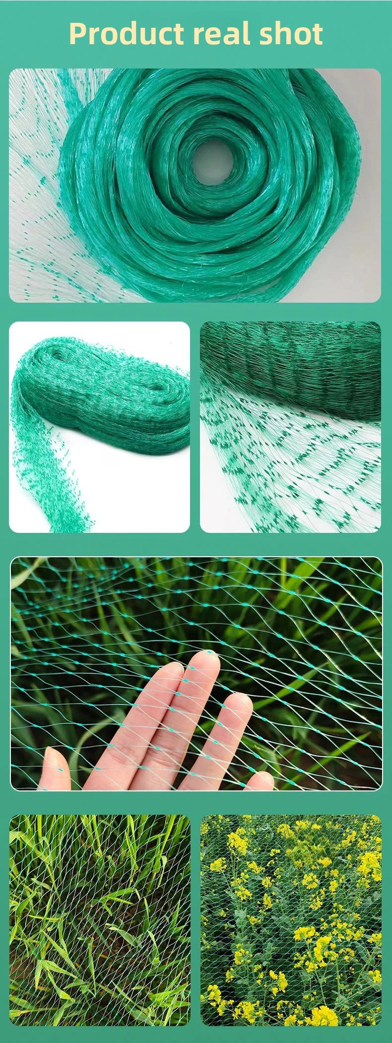 2*4m/4*6m/5*10m Black High-Density Bird-Proof & Insect-Proof Plastic ...
