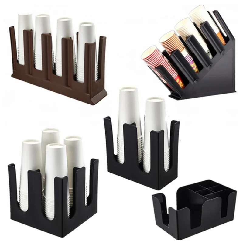 High Quality Plastic 4 Compartment Coffee Cup Dispenser Holder Paper ...