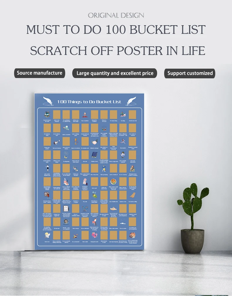 product-Dezheng-Birthday Gifts 100 Things To Do When Bored Scratch Off Poster-img