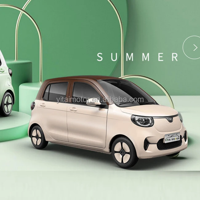 Green Electric Car EV Luxury Car Electric Automobile
