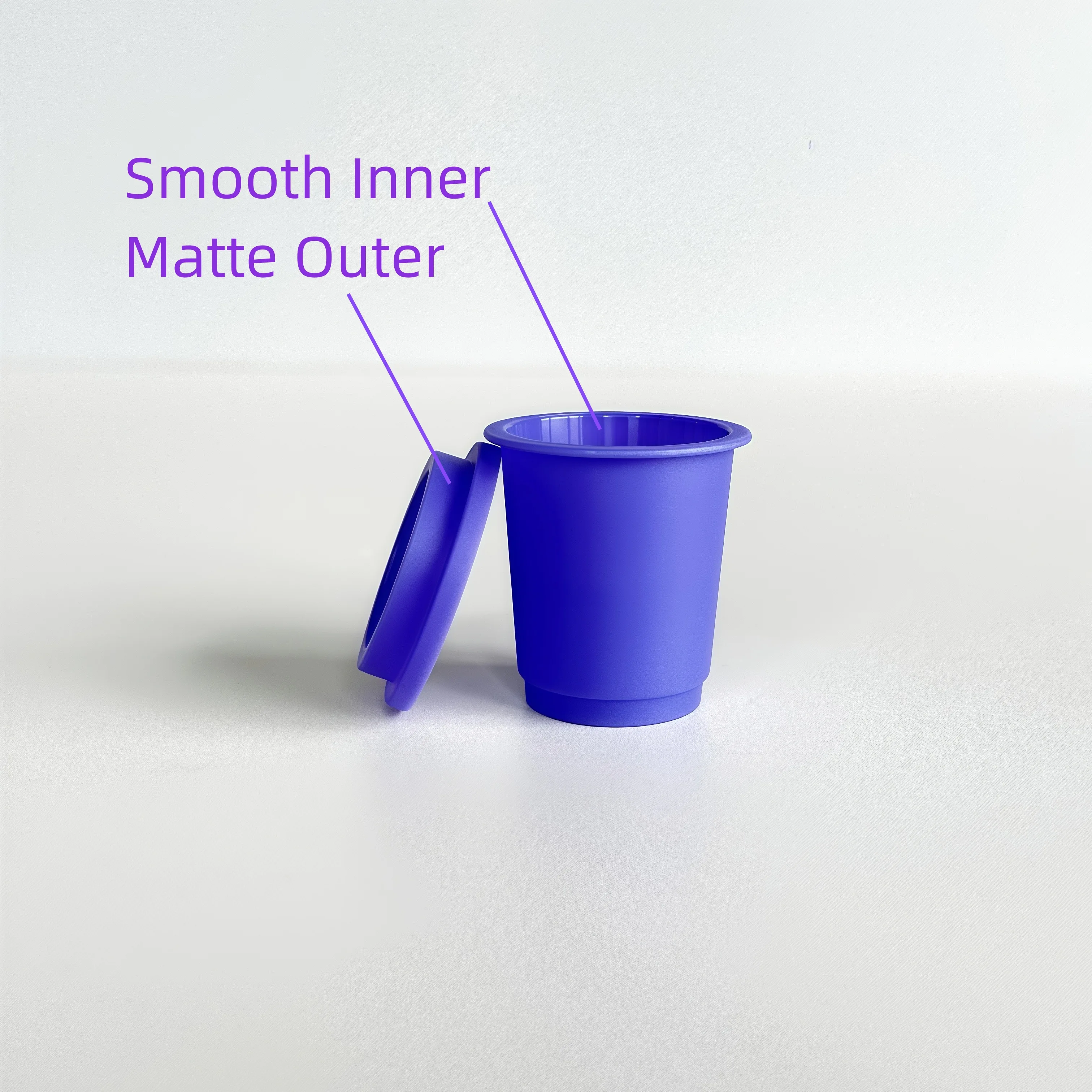 Disposable Plastic PP Cup with 18ml Capacity and 35*35*41mm Diameter for Food Packaging with 50000 MOQ