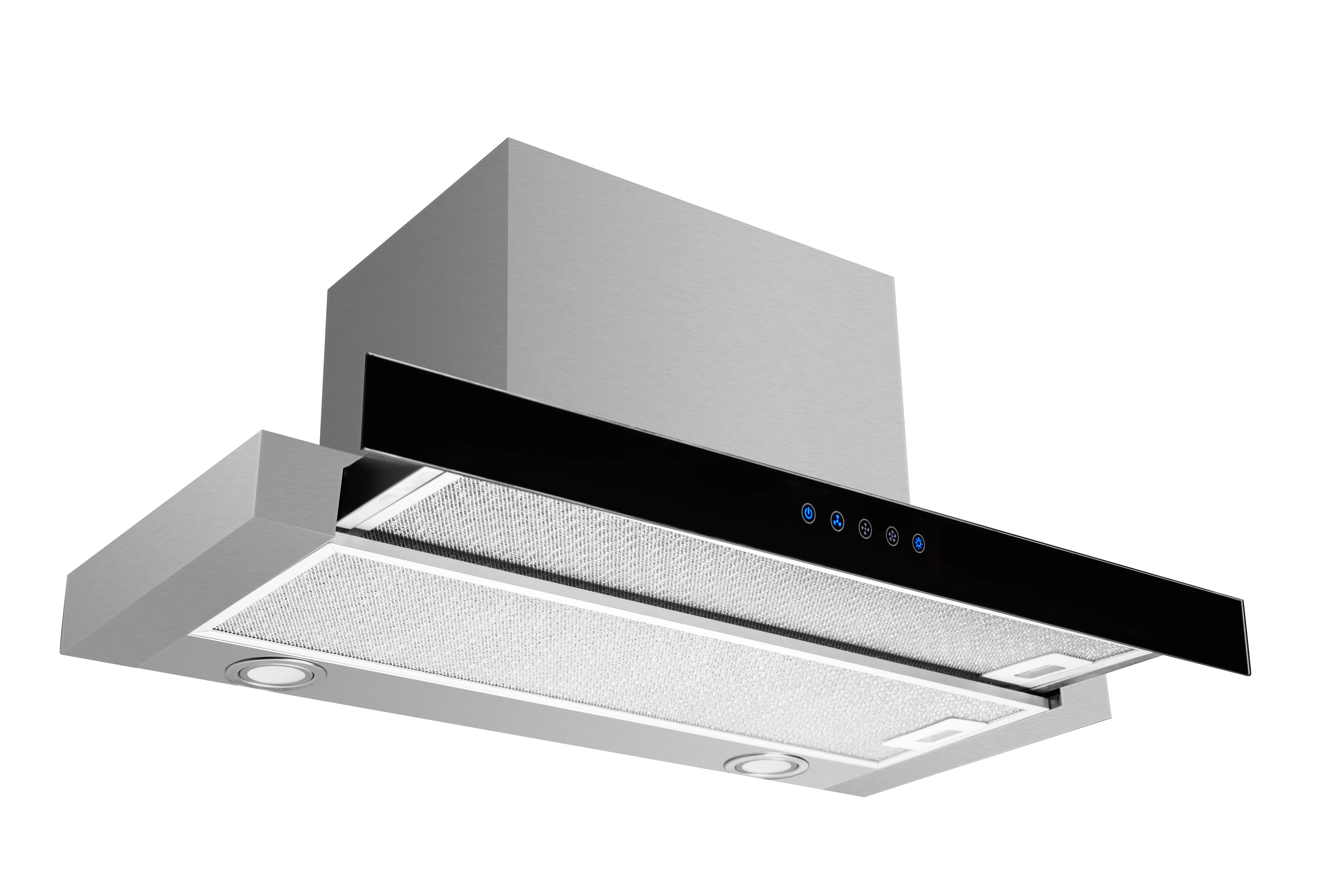 Stainless Steel Touch Switch Electric Wall-Mounted Range Hood with Strong Suction Automatic Open Household Exhaust details
