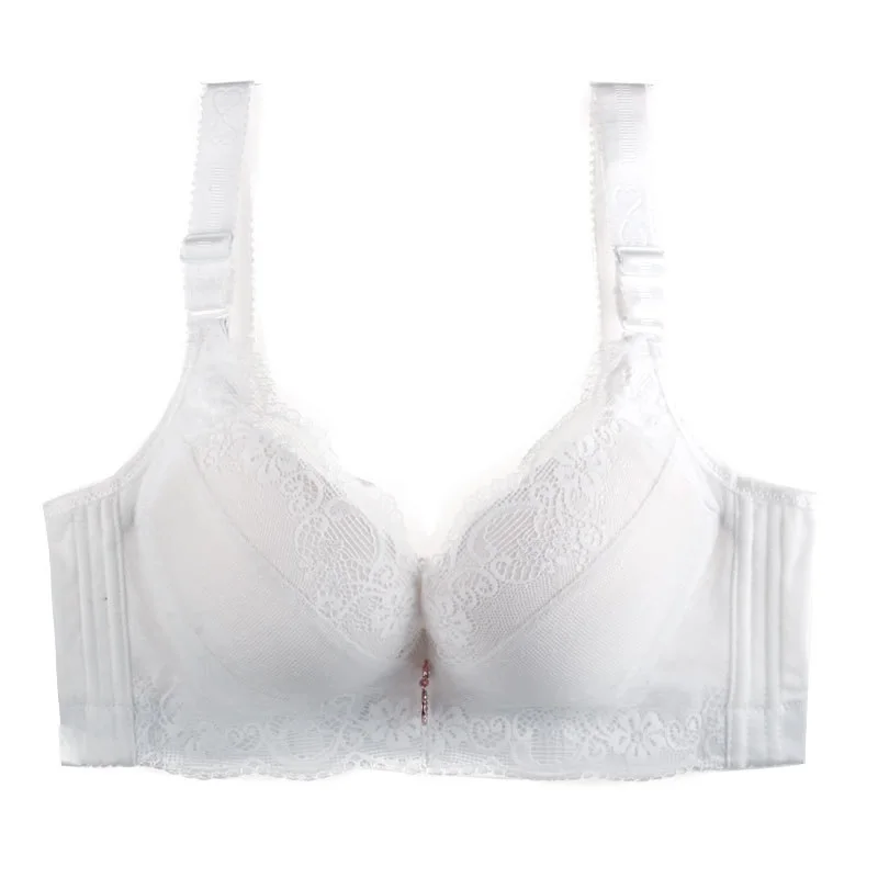 Buy Women Plus Size Bra Underwire Push Up Lace Bra White 40DD, Asian Tag  44DD Online at desertcartINDIA